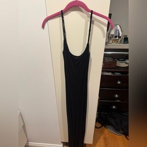 Skims ribbed stretch-modal maxi dress